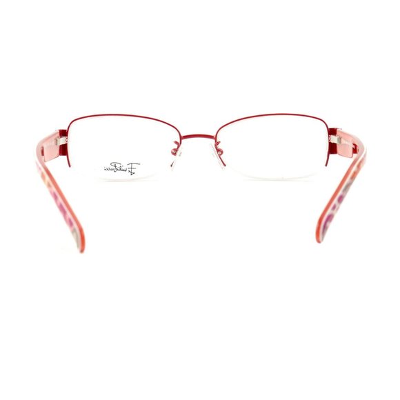 Emilio Pucci Oval Women Orange Metal Frame